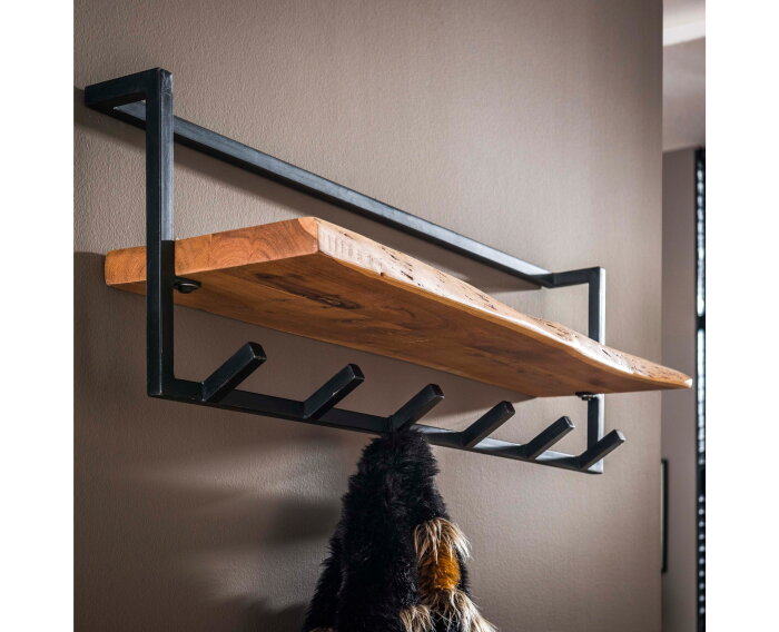 Kapstok Edge Acacia 6 Haken | Meubelplaats