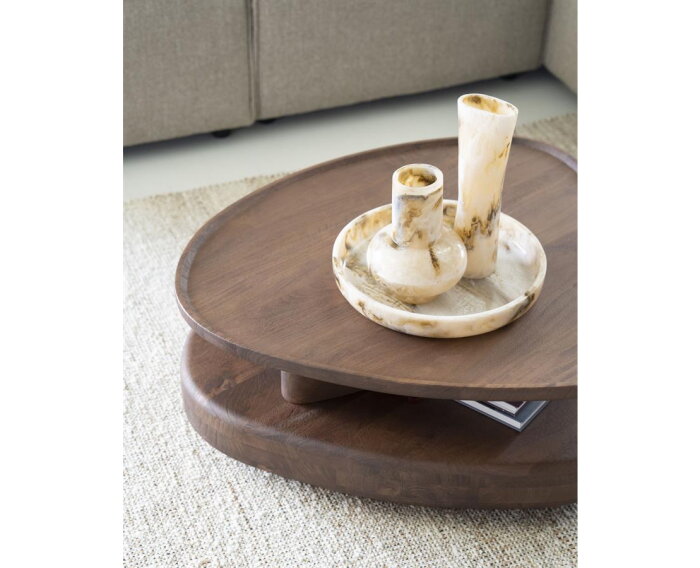 Salontafel Nino 80x80cm - bruin | Eleonora