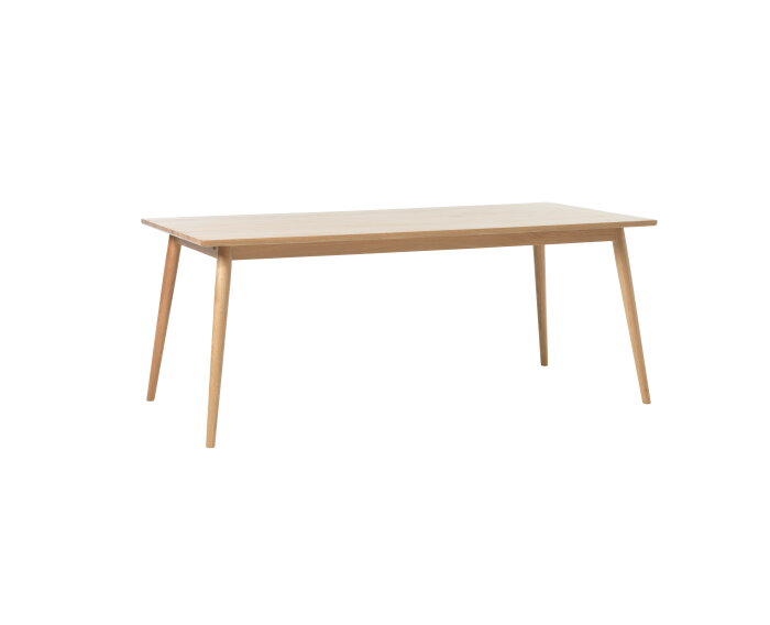 Eettafel Barrali 190x90 cm eiken - Naturel