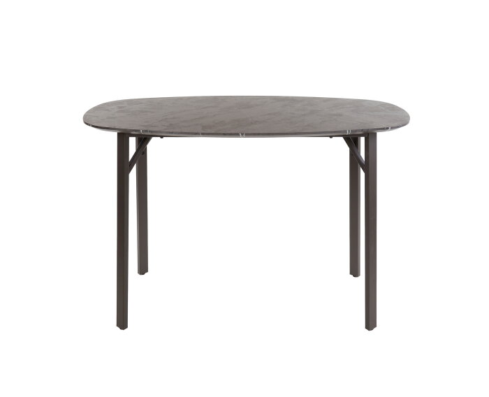 Bartafel Marquina deens ovaal 140x75 cm - marmerlook