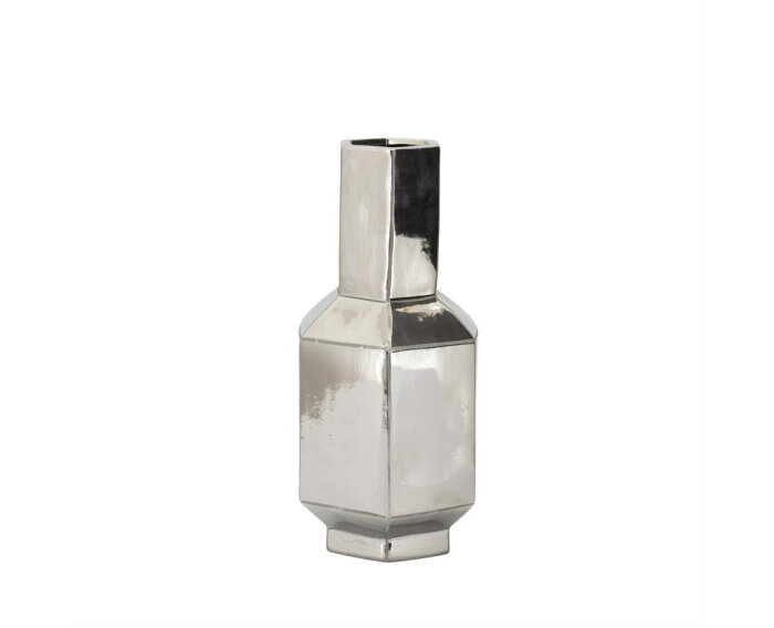 Vase Axis small - silver | BY-BOO