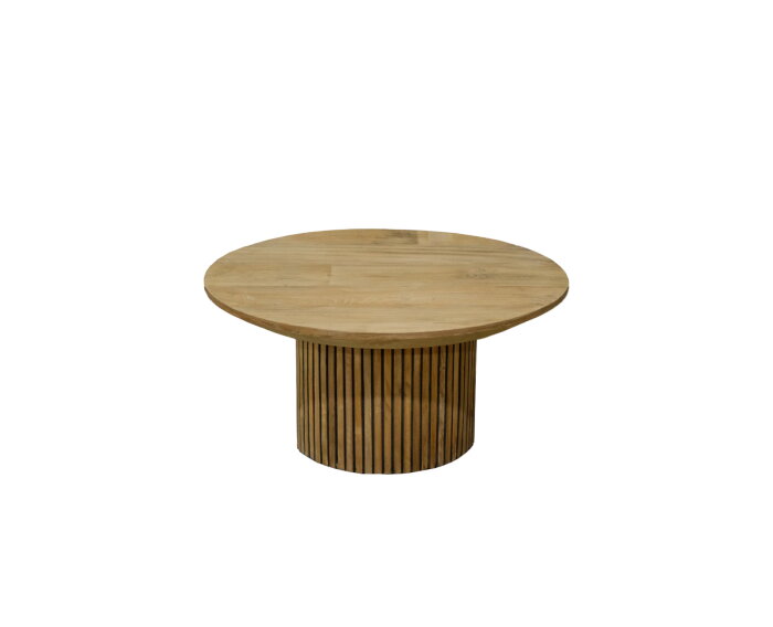 Salontafel Lausanne teakhout rond 80 cm