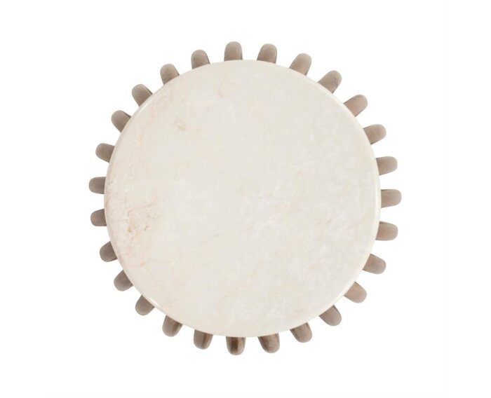 Bijzettafel Memphis 50x50cm - naturel | Eleonora