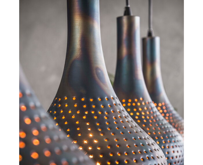 Hanglamp Punch 4 Lampen | Ray-Zwart