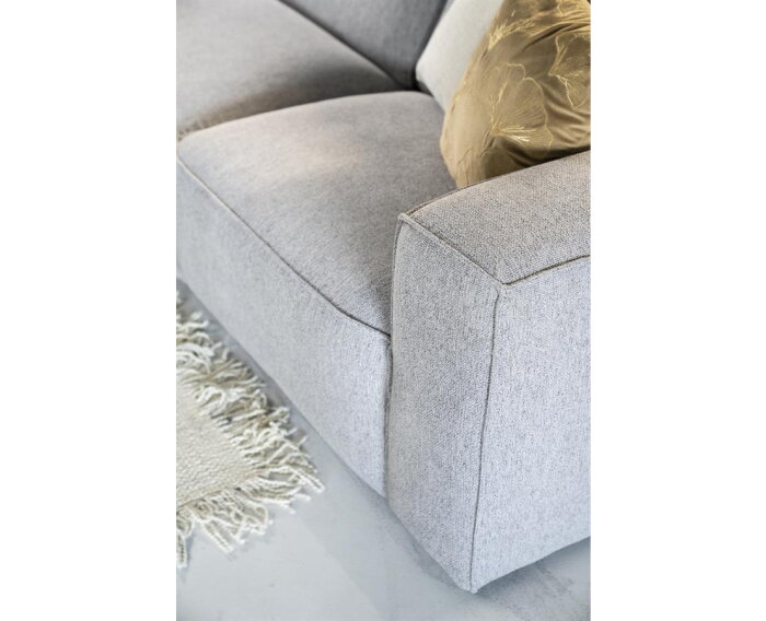 SEVN Amarillo modulaire hoekbank - Leaf steel - 365&times;175&times;82 cm - Stel jouw ideale hoekbank samen