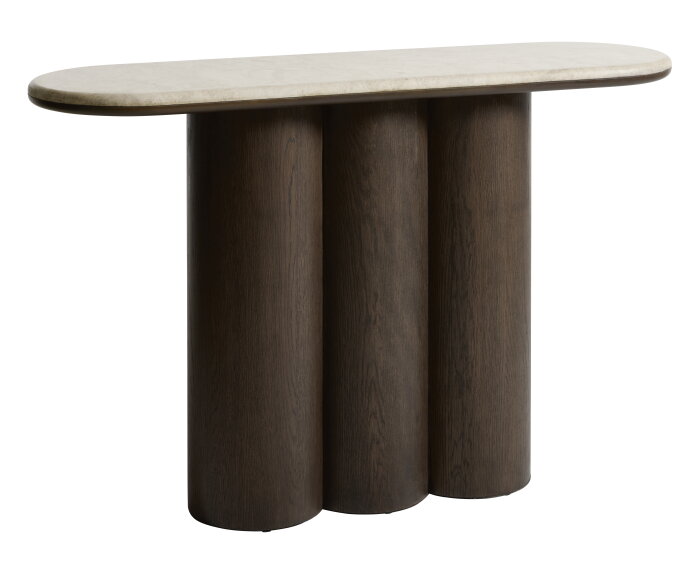 Sidetable Piazze marmer 120x38x75 cm - Beige