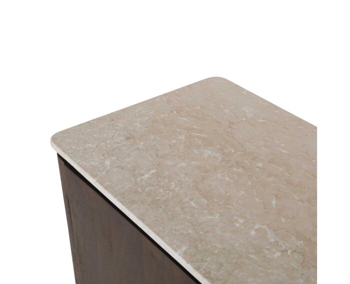 Bovenblad Dressoir Dallas Beige Marmer 165 cm