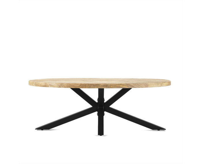 Coffee Table Oval with Spiderleg 130