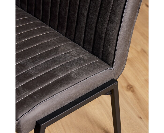 Eetkamerbank Tivoli Bull | 155 cm | Antraciet