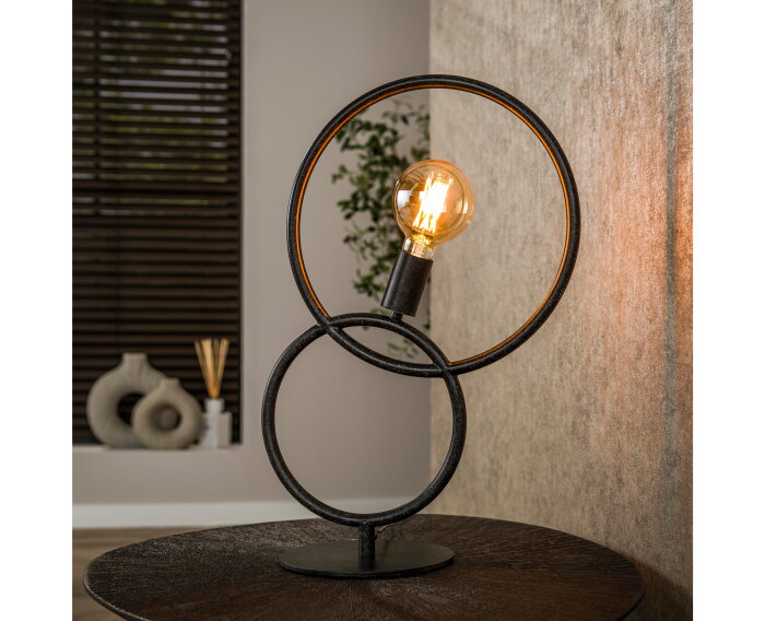 Tafellamp 1L loop - Artic zwart