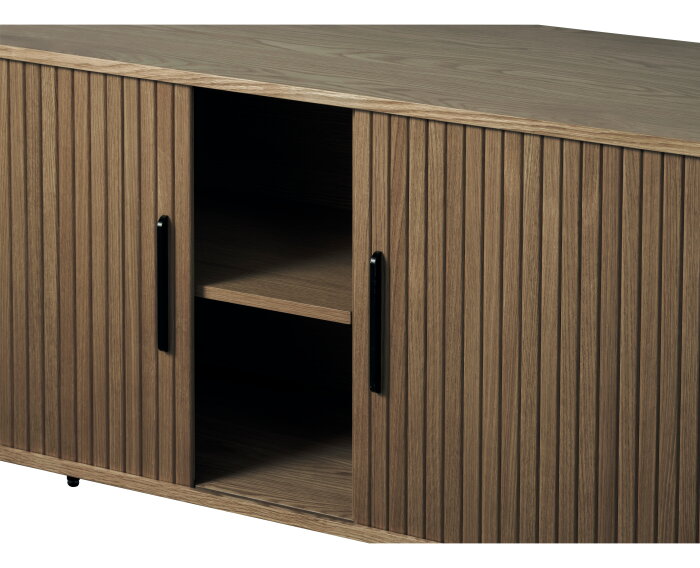 Dressoir Nola eikenhout 180 cm - Bruin