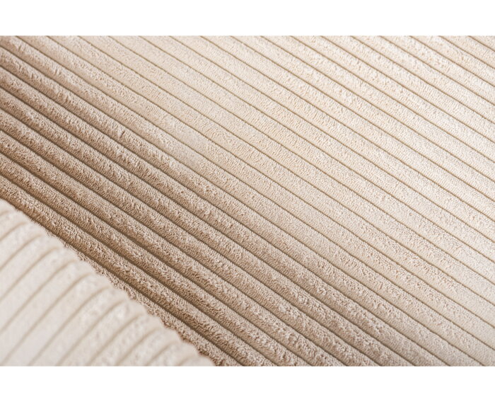 3 seater corner right, fabric Lincoln 03, RIB460 beige