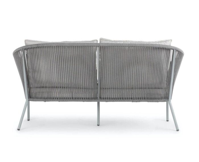 REIMS LOUNGE BENCH 2S L81 X W173 X H83.5CM (12053 )  -  ALU LIGHT GREY 17-5102 TPG (12053)