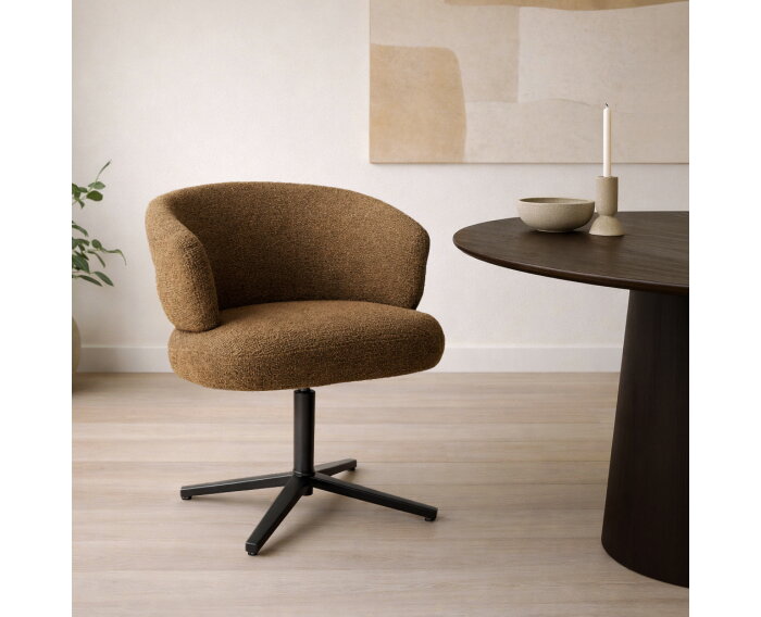Eetkamerstoel Blake Caramel - 69x65x81 cm