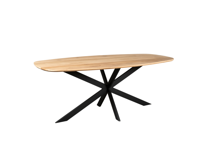 Eiken eettafel Ferris | Deens Ovaal 200 cm | Naturel