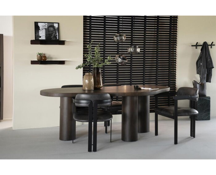 Eettafel Bobbie 215x110cm - bruin | Eleonora