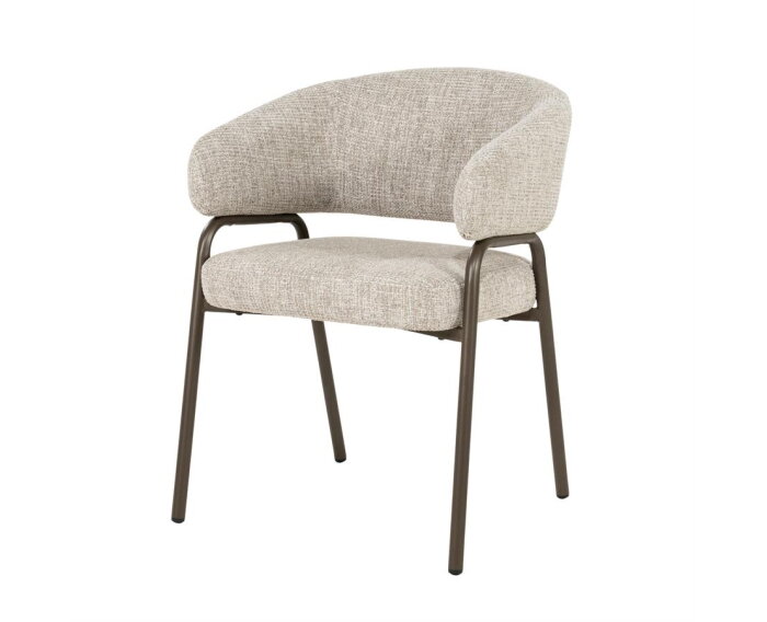 Stoel Fabrice - taupe | Eleonora