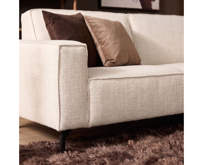 MySofa Floris Hoekbank Baltimore Beige 2,5 zits+Divan Rechts