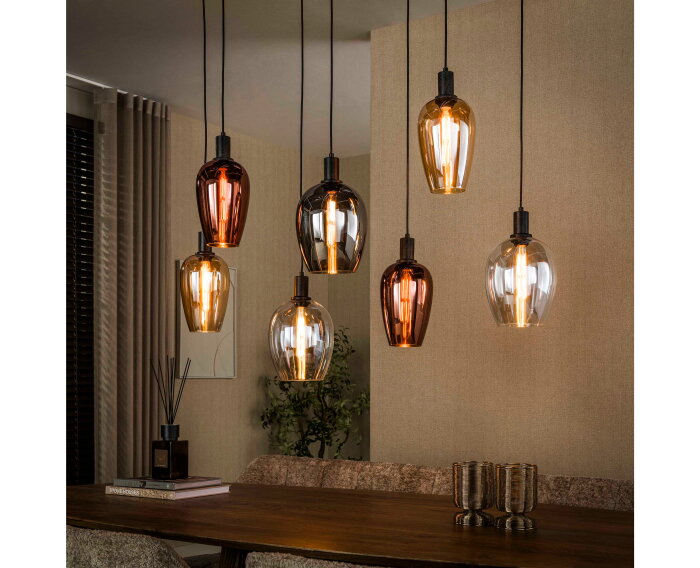 Hanglamp Amfora 7L - Artic zwart