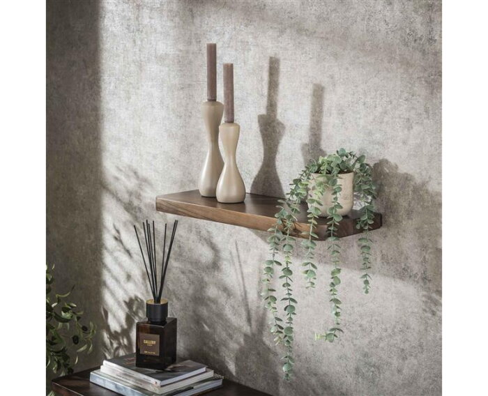 Wandplank 60 Carve - Massief acacia drift brown