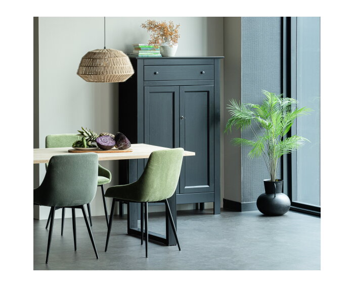 Combi-tablo: Eiken 160x90 & U-poot [fsc] - WOOOD