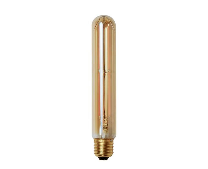 Lichtbron LED [T32-L185] filament buis 18,5 cm - Amberkleurig glas
