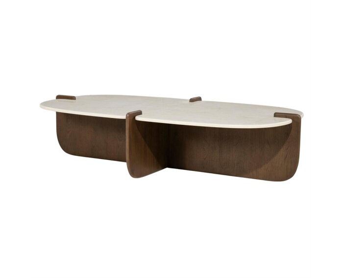Salontafel Filou 130x70cm - bruin | Eleonora