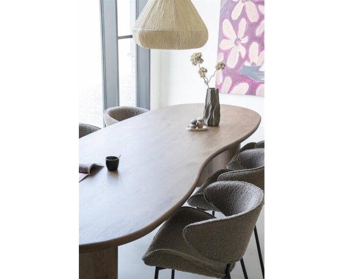 Eettafel Josh 250x110cm - bruin | Eleonora