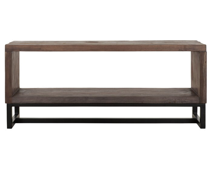 TV stand Timber small, 1 open rack,45x120x35 cm, mixed wood