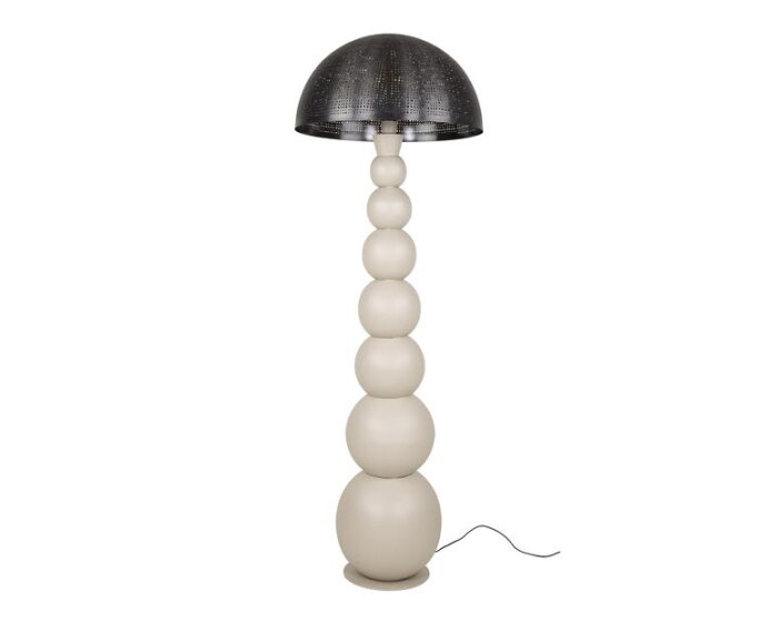 Vloerlamp sphere natural - Natural grey