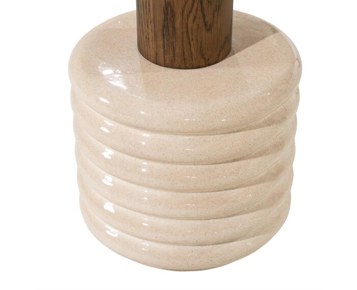 Bijzettafel Kyan 46x46cm - beige | Eleonora