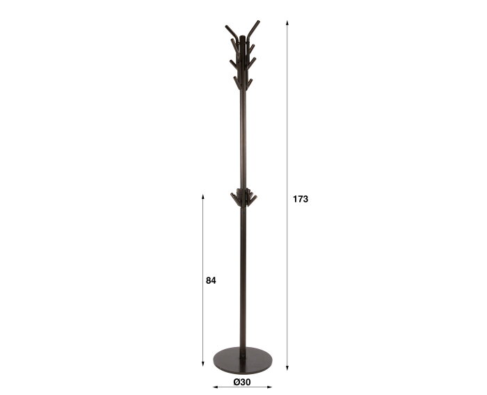 Staande kapstok Luno - Drift brown