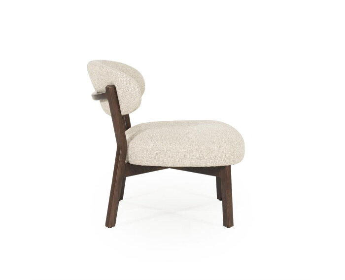 Fauteuil Mikky bruin - taupe | Eleonora