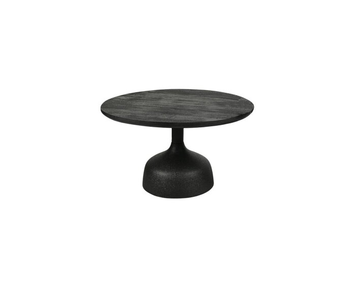 Elba Salontafel zwart rond 70 cm