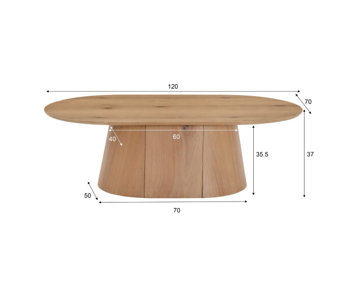 Novero Oval 120cm