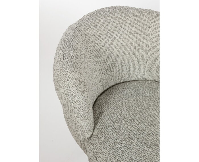 JLo eetkamerstoel - beige draaipoot 360 - Cuzco - Fog 3 - Star Collection