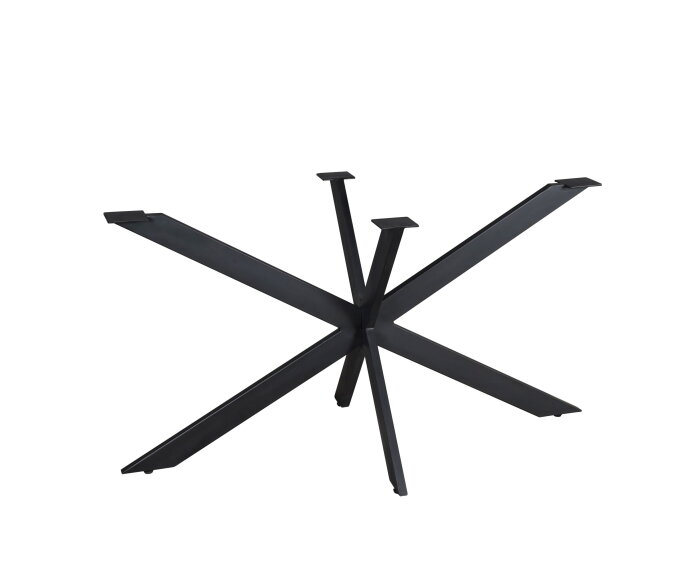 Matrixpoot Zwart Ovaal/Rechthoek 140 cm Koker 2,5x7,5 cm