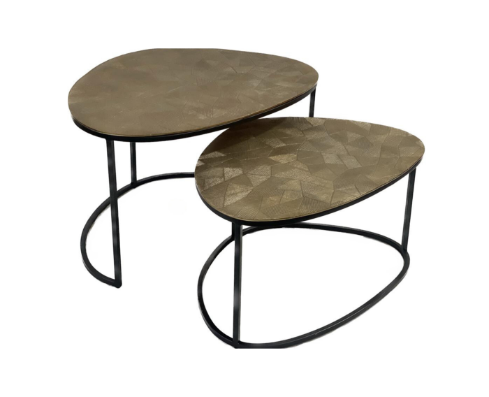 Salontafel Ziva Gold | 90 cm