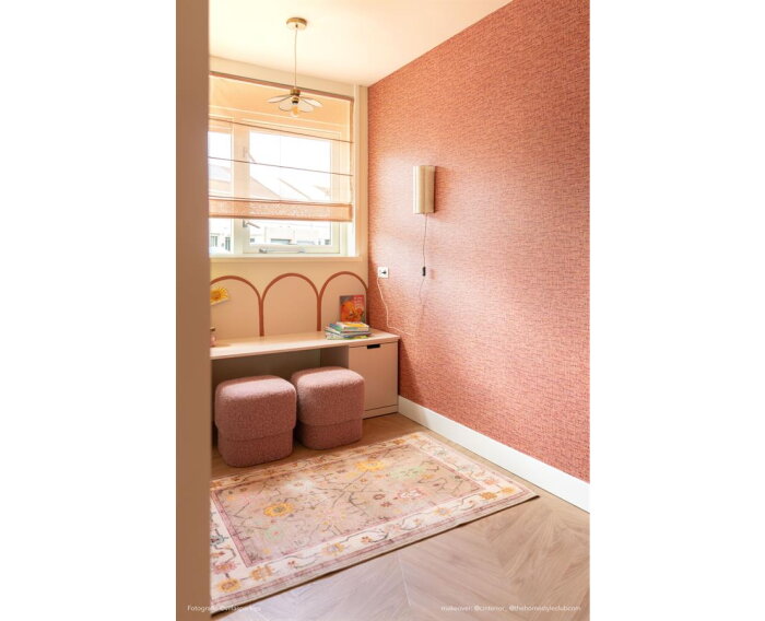 Stool Kelso - roze | BY-BOO