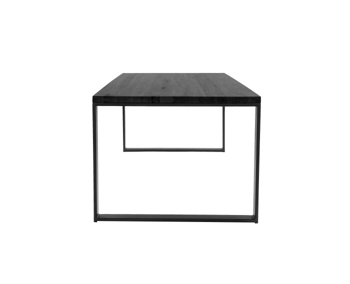 Eetkamertafel, 240x100x77 cm, O340 zwart
