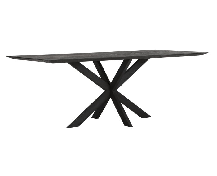 Timeless Black eettafel Curves 210 cm