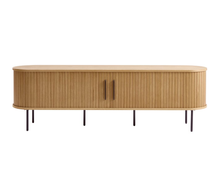 Tv meubel Nola eikenhout 180 cm - Naturel
