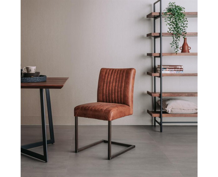 Eetkamerstoel Ferro - Licht bruin | Towerliving