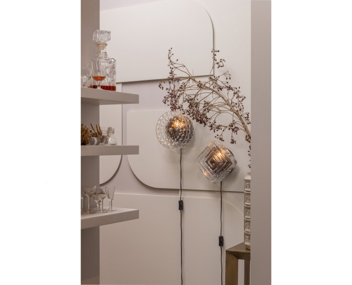 Piazza Vierkant Wandlamp Glas - BePureHome