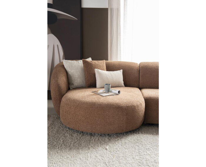 SEVN Marit modulaire hoekbank Yarra Nougat - 411x130 cm - Zelf samen te stellen
