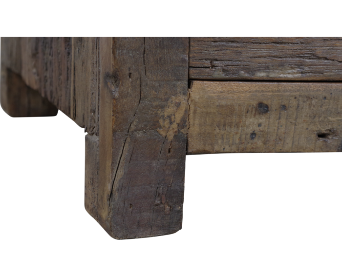 Dressoir Brent gerecycled hout naturel - 200 x 40 x 85 cm