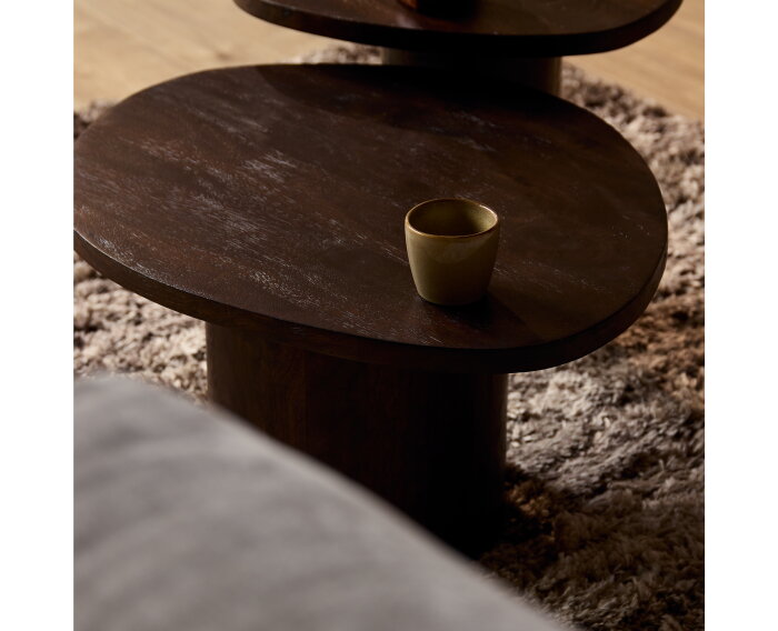 Salontafel Mirre | Brown | Set van 2