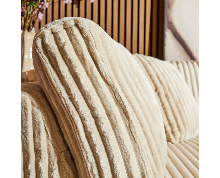 MySofa Teddy | 2,5 zits + Divan Rechts | Beige