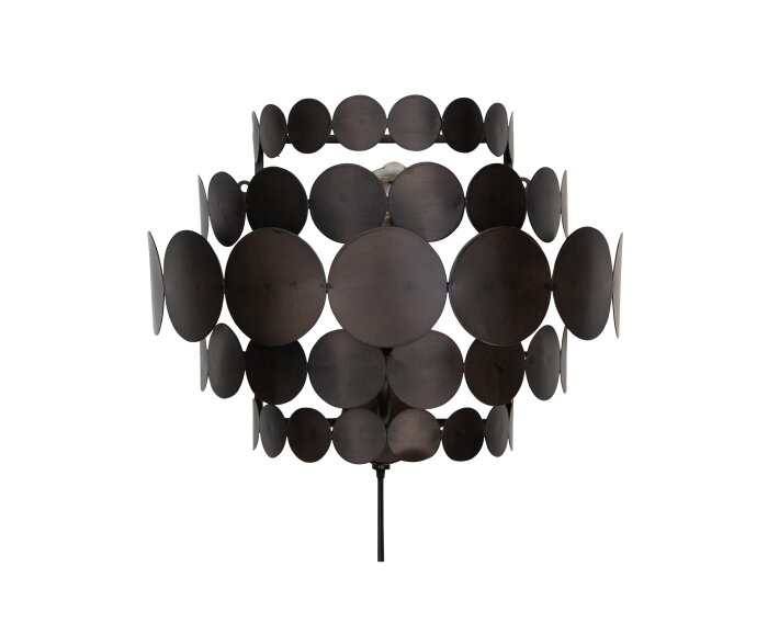 Kaki Wandlamp Metaal Zwart - WOOOD Exclusive
