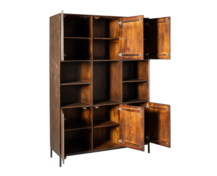 Vakkenkast Madison XL Brown| 135 cm